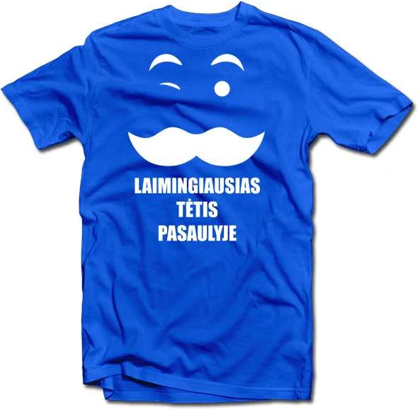 Marškinėliai "Laimingiausias tėtis pasaulyje"