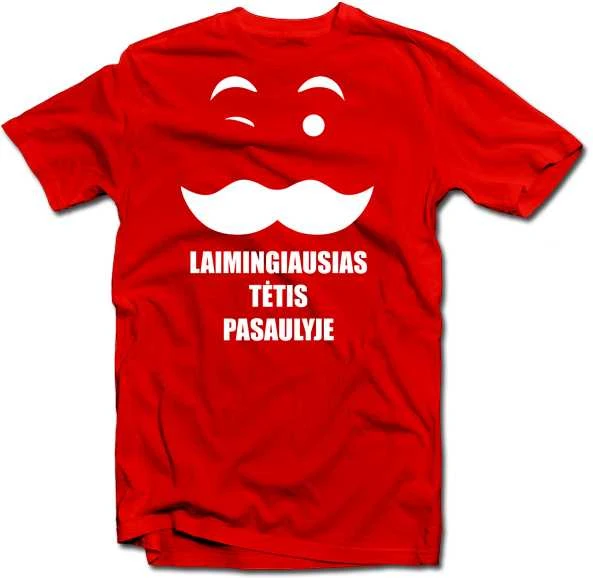 Marškinėliai "Laimingiausias tėtis pasaulyje"