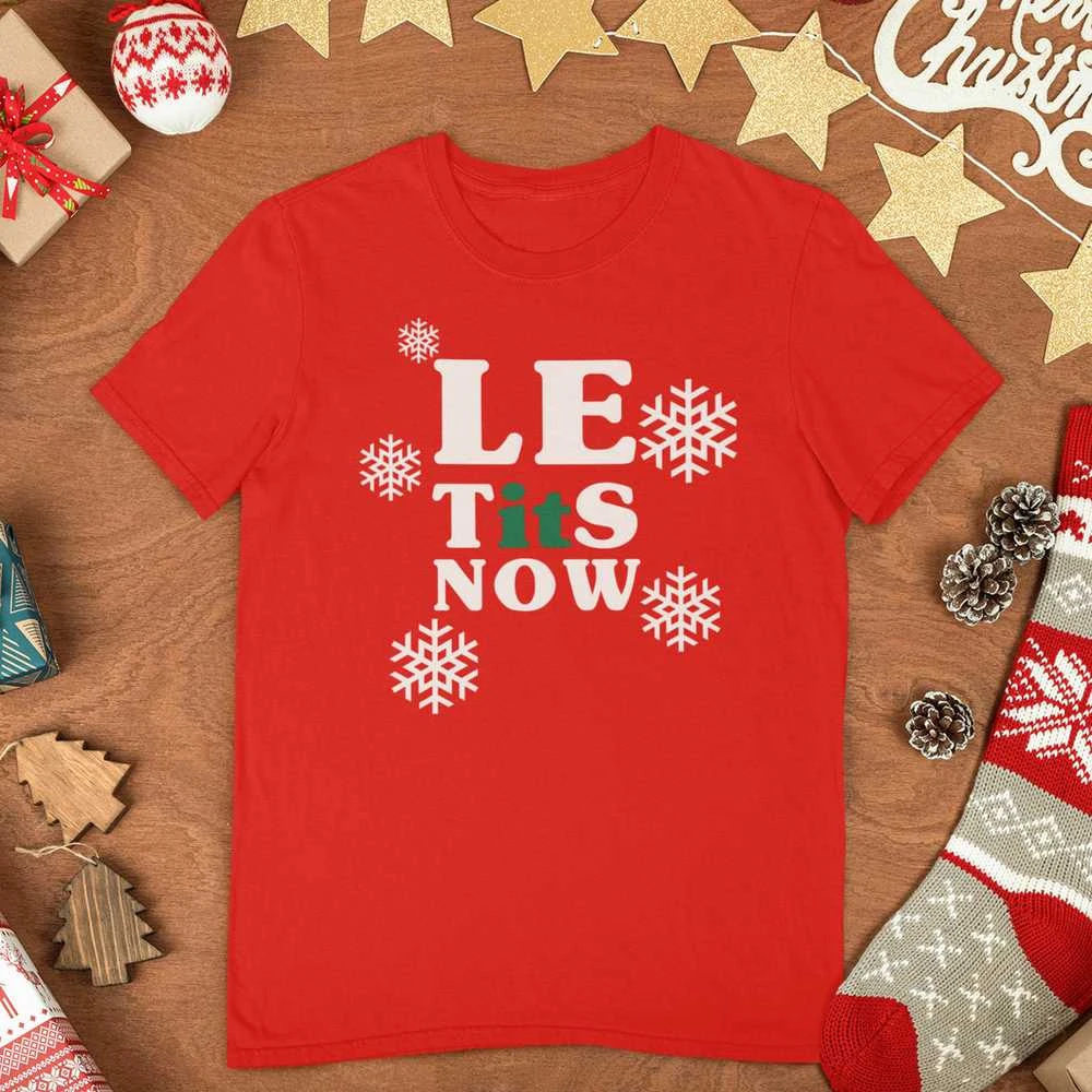 Marškinėliai "Let it snow"