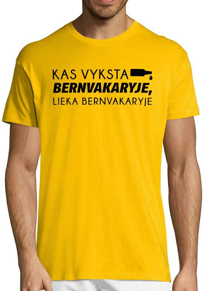 Marškinėliai "Lieka bernvakaryje"