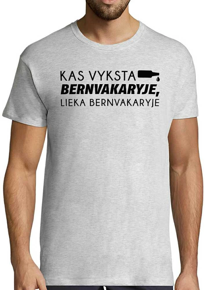 Marškinėliai "Lieka bernvakaryje"