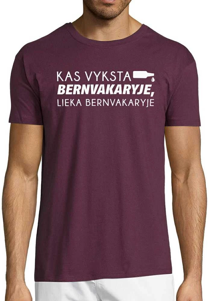 Marškinėliai "Lieka bernvakaryje"