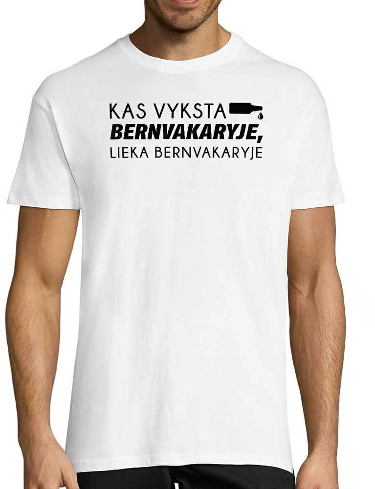 Marškinėliai "Lieka bernvakaryje"