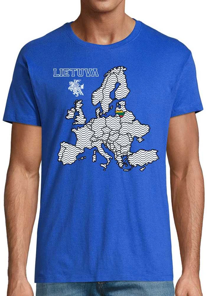 Marškinėliai "Lietuva Europos Širdyje"
