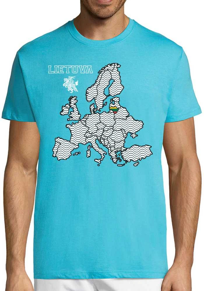 Marškinėliai "Lietuva Europos Širdyje"