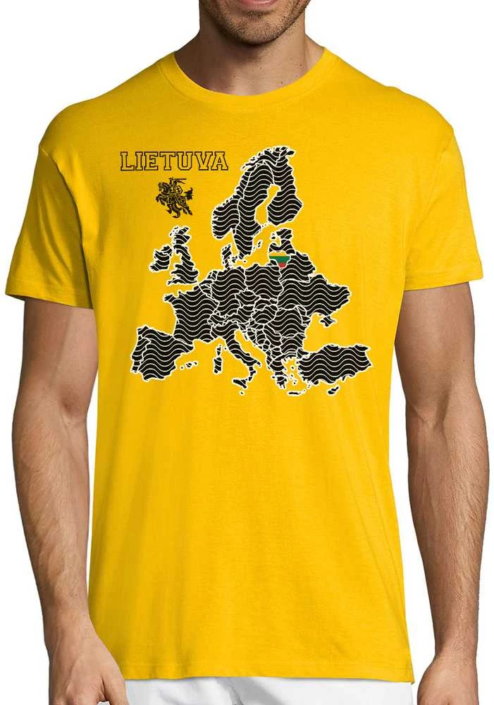 Marškinėliai "Lietuva Europos Širdyje"