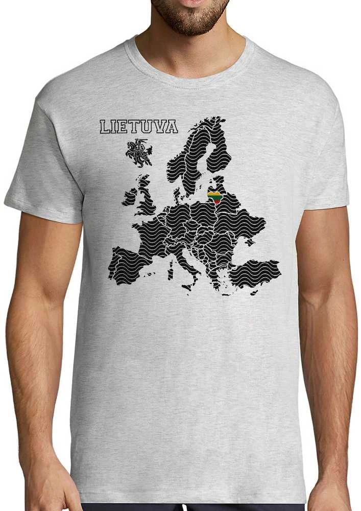 Marškinėliai "Lietuva Europos Širdyje"