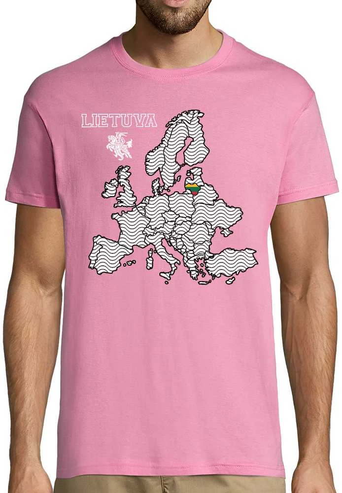 Marškinėliai "Lietuva Europos Širdyje"