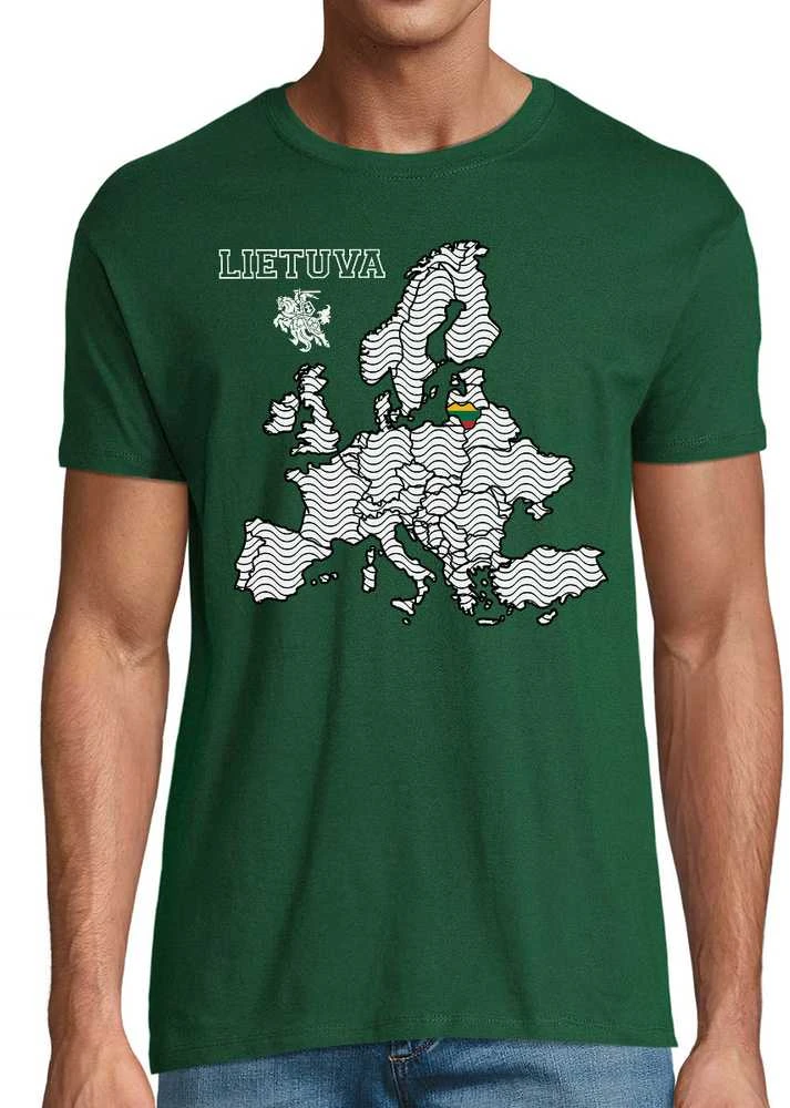 Marškinėliai "Lietuva Europos Širdyje"