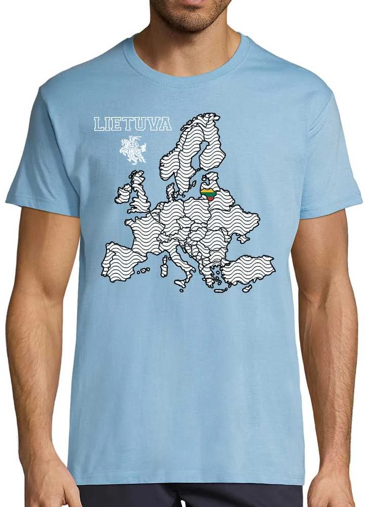 Marškinėliai "Lietuva Europos Širdyje"
