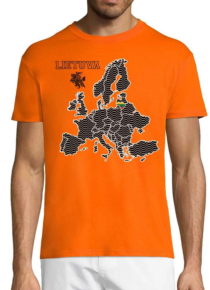 Marškinėliai "Lietuva Europos Širdyje"