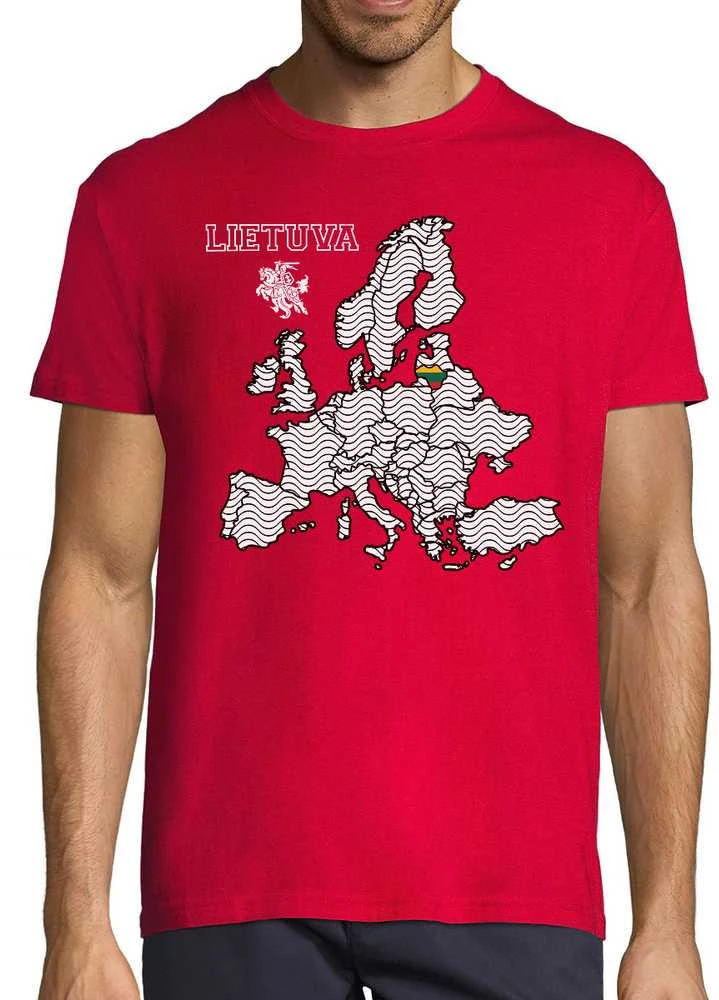 Marškinėliai "Lietuva Europos Širdyje"