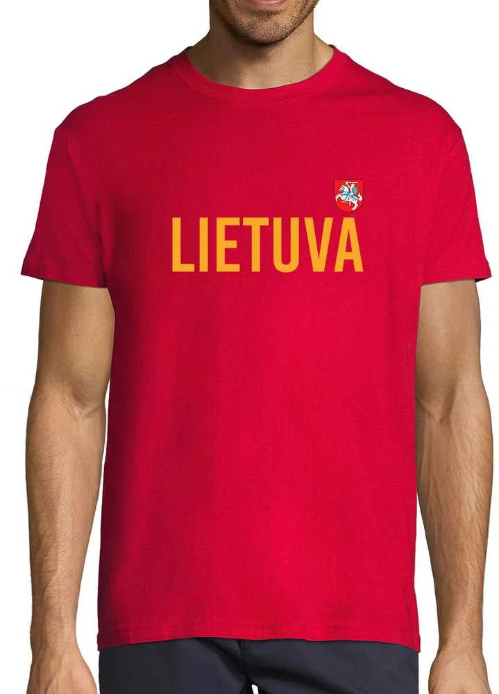 Marškinėliai "Lietuva su herbu"