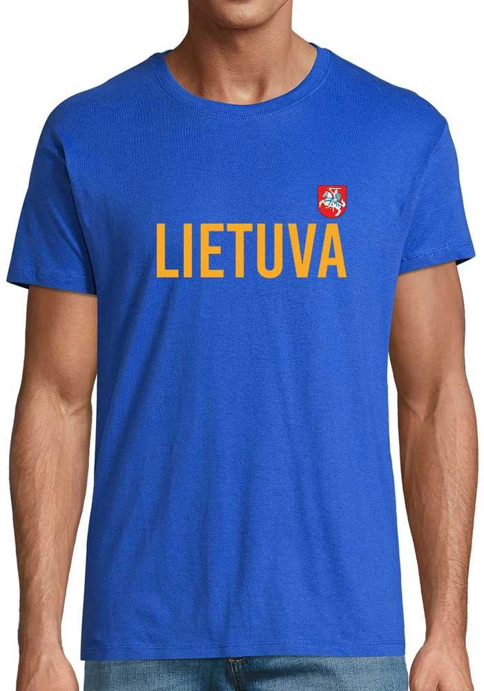 Marškinėliai "Lietuva su herbu"
