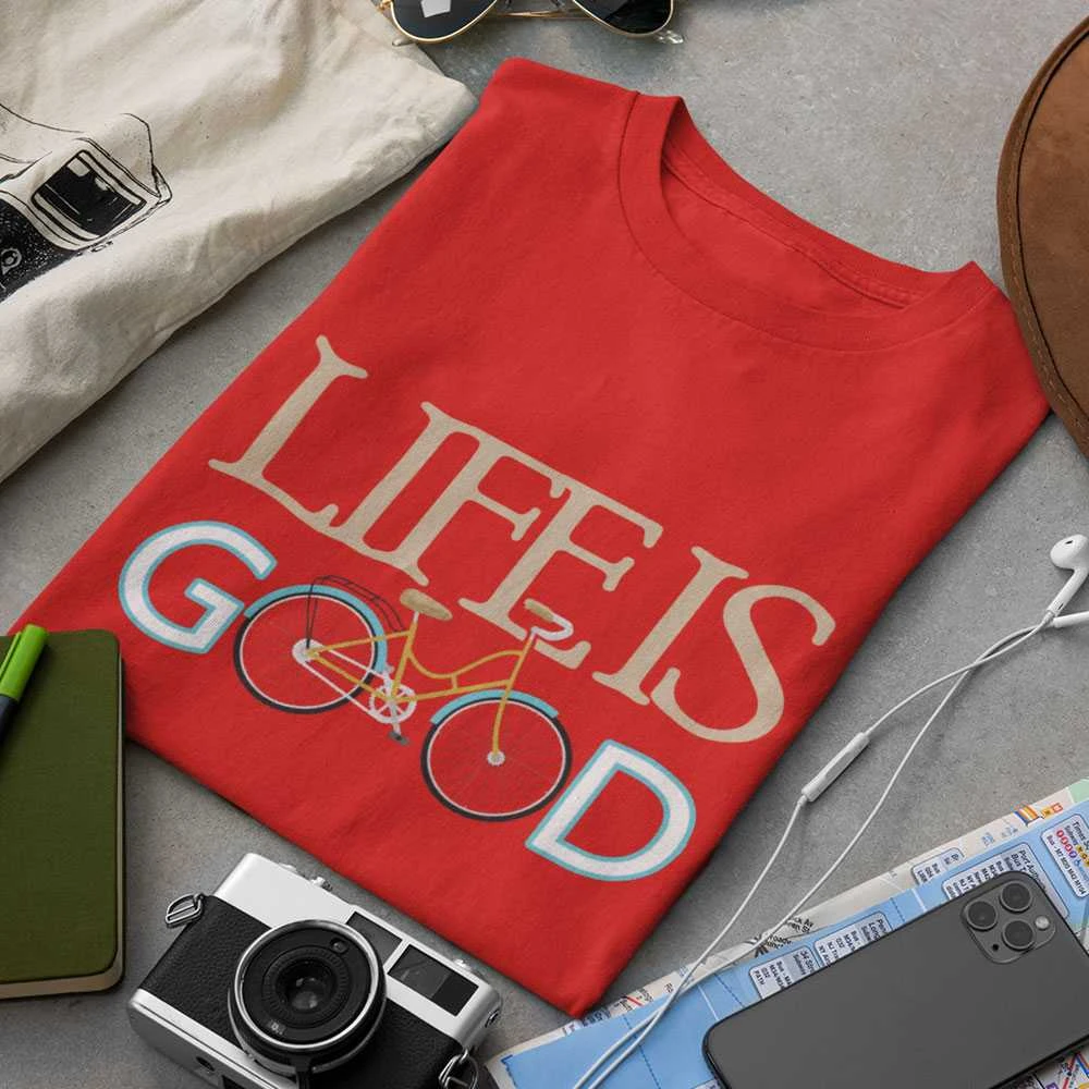 Marškinėliai "Life is good"