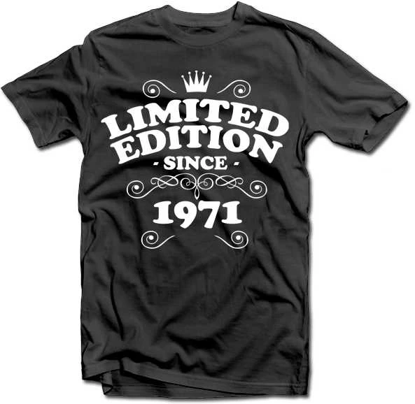 Marškinėliai "Limited edition" su Jūsų pasirinktais metais