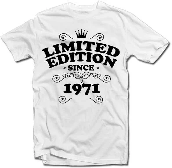 Marškinėliai "Limited edition" su Jūsų pasirinktais metais