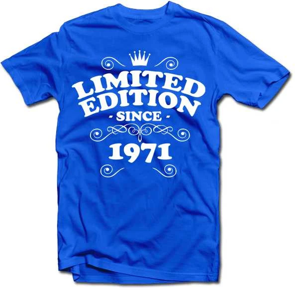 Marškinėliai "Limited edition" su Jūsų pasirinktais metais