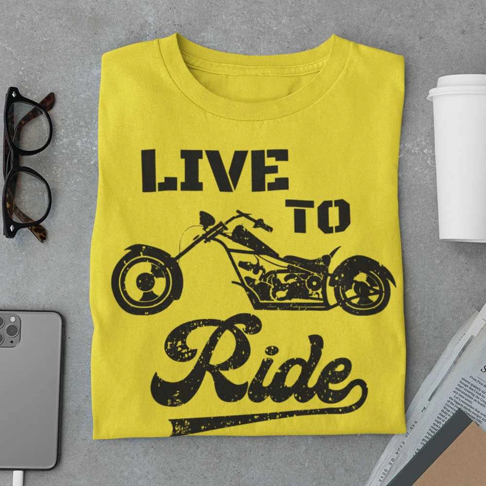 Marškinėliai "Live to ride"