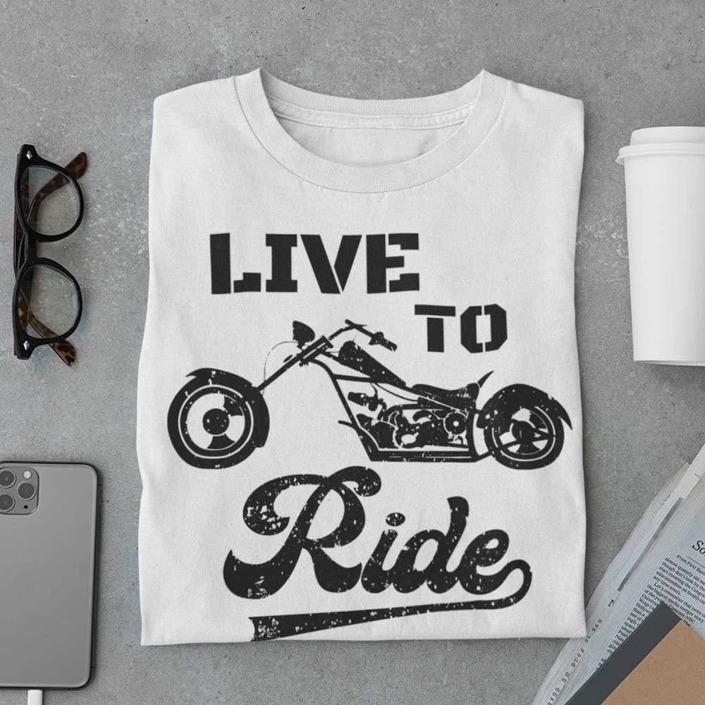 Marškinėliai "Live to ride"