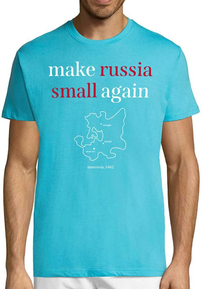 Marškinėliai "Make Russia small again"