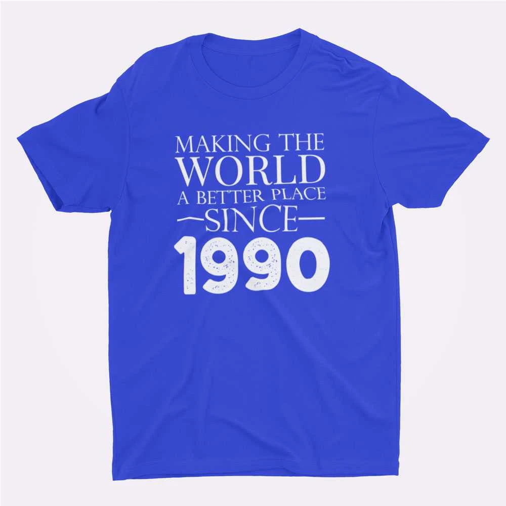 Marškinėliai "Making the world a better place since" su pasirinkta data