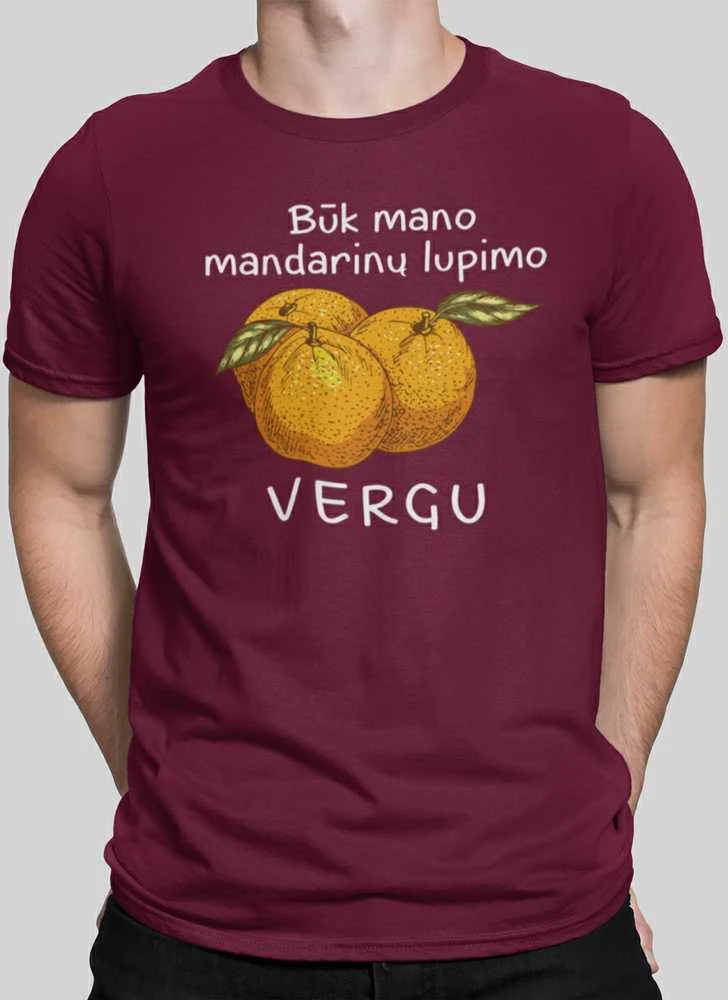 Marškinėliai "Mandarinų vergas"