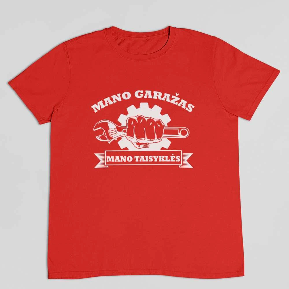 Marškinėliai "Mano garažo taisyklės"