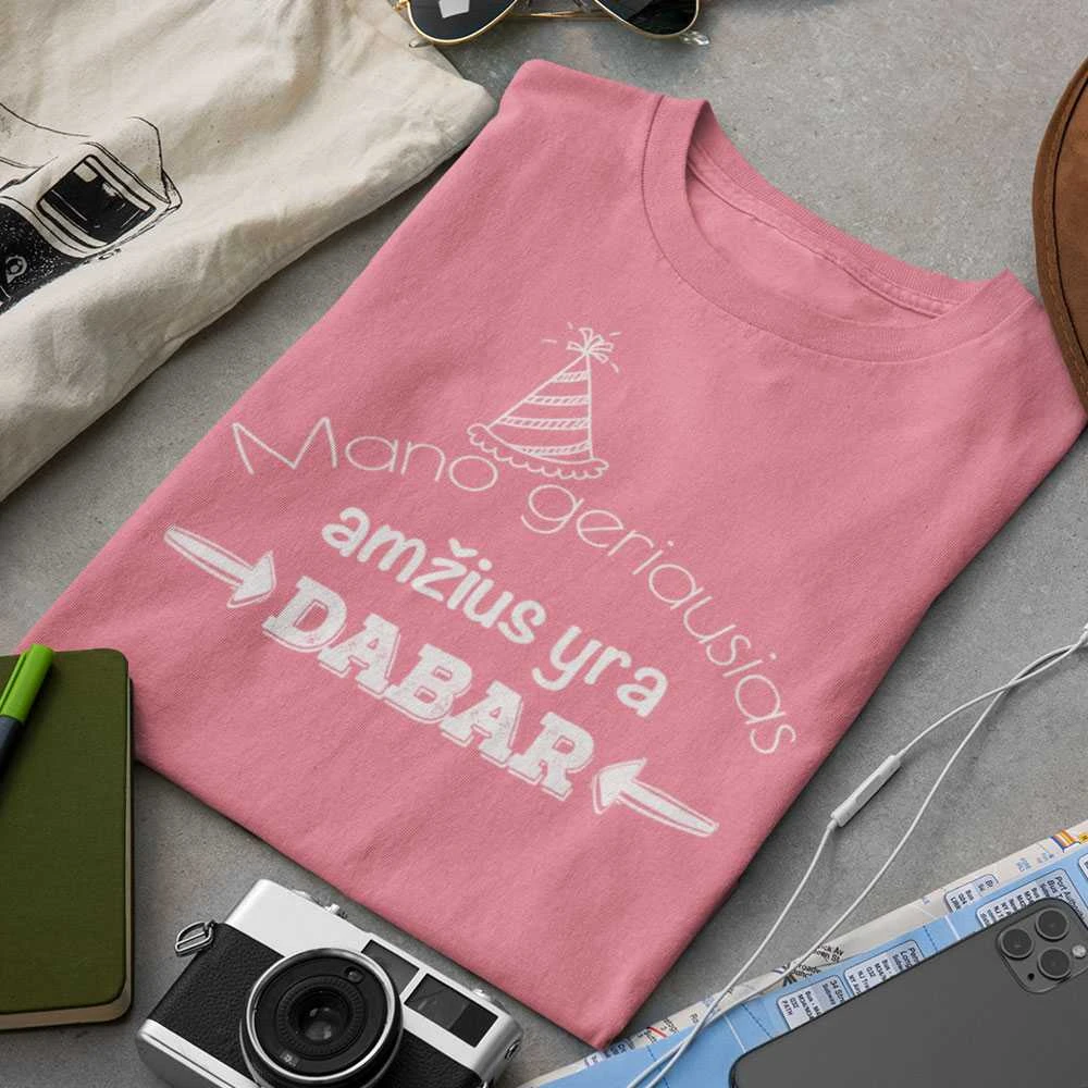 Marškinėliai "Mano geriausias amžius"