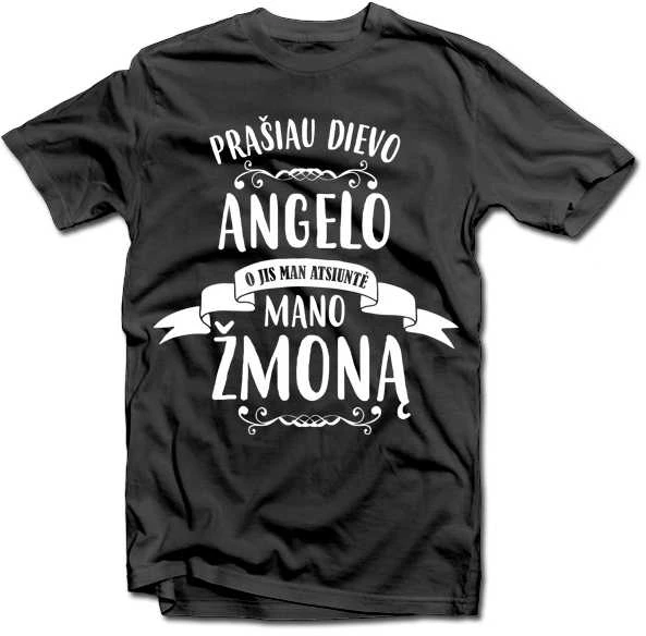 Marškinėliai "Mano žmona - Angelas"
