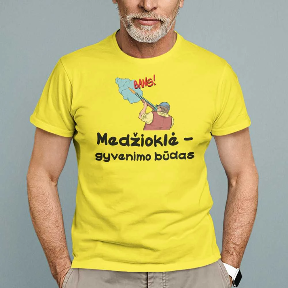 Marškinėliai "Medžioklė - gyvenimo būdas"