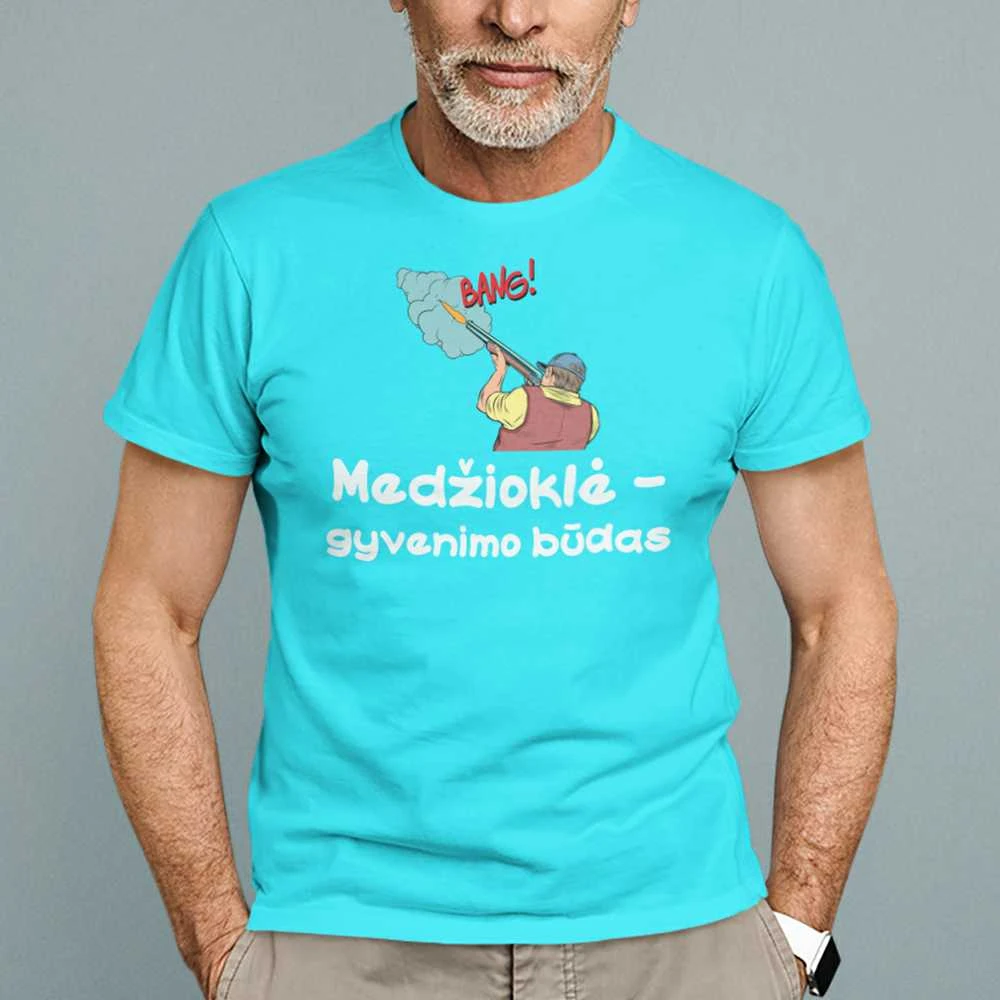 Marškinėliai "Medžioklė - gyvenimo būdas"