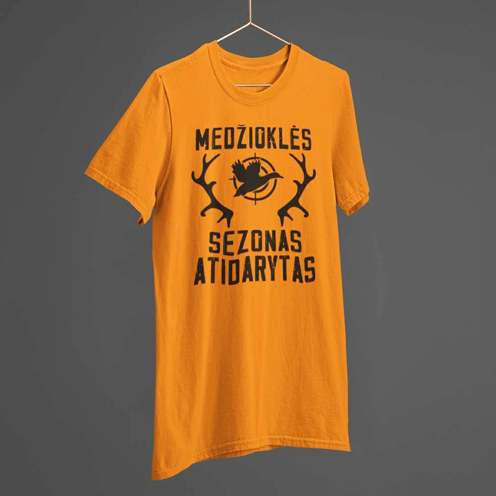 Marškinėliai "Medžioklės sezonas atidarytas"