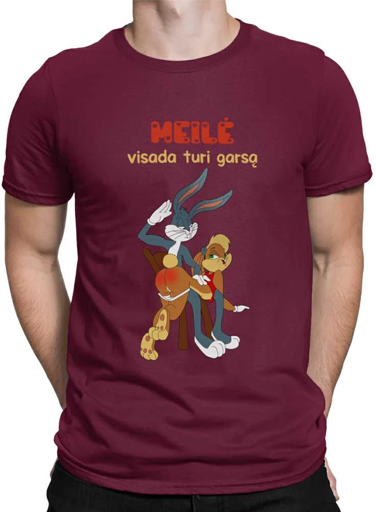 Marškinėliai "Meilė visada turi garsą"