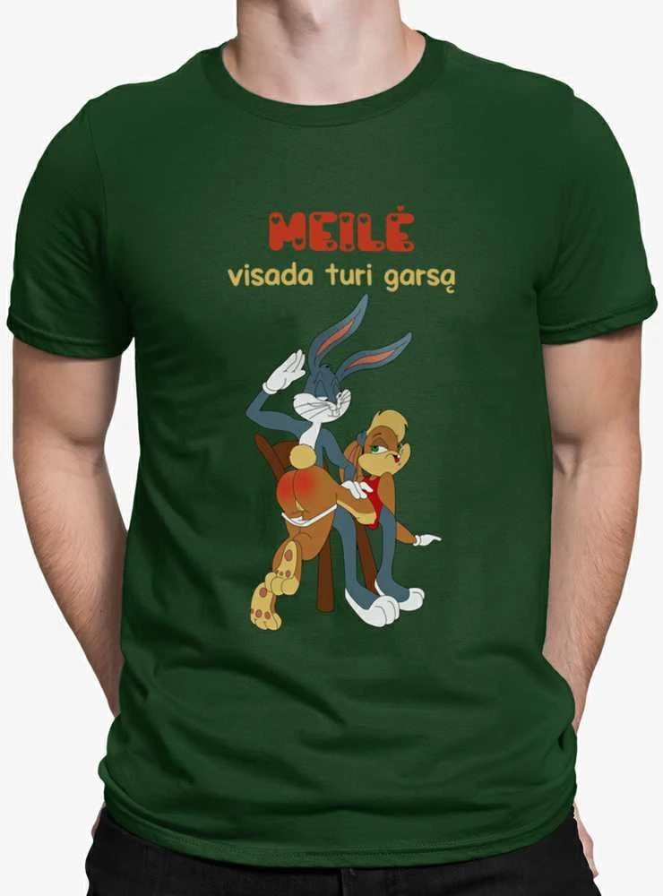 Marškinėliai "Meilė visada turi garsą"