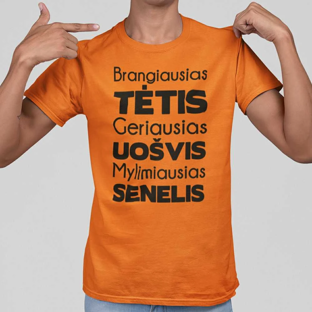 Marškinėliai "Mylimiausias senelis"