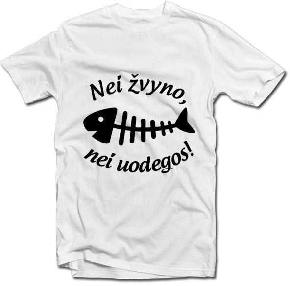 Marškinėliai "Nei žvyno, nei uodegos!"