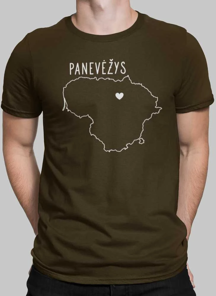 Marškinėliai "Panevėžys - širdis"