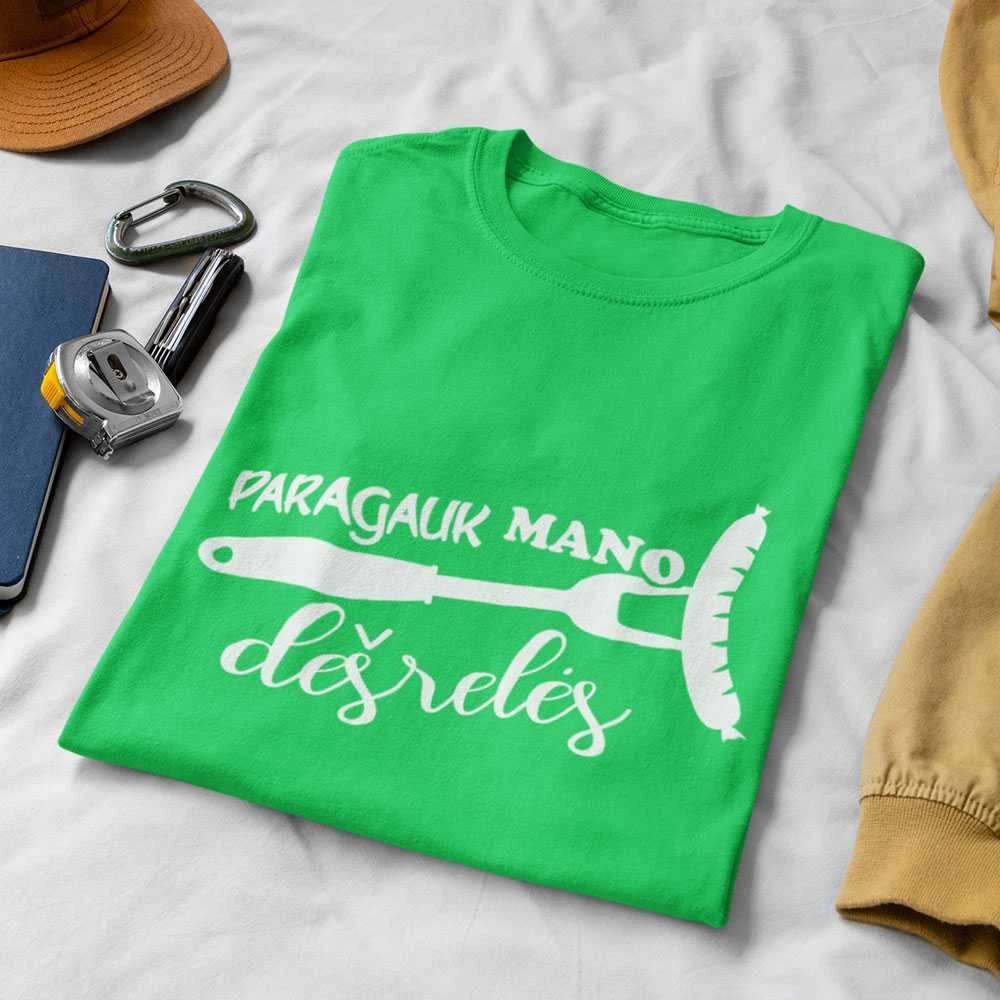 Marškinėliai "Paragauk mano dešrelės"