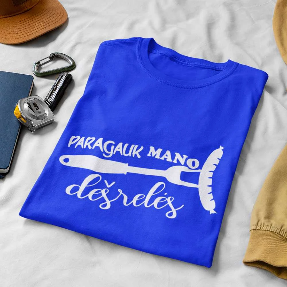 Marškinėliai "Paragauk mano dešrelės"