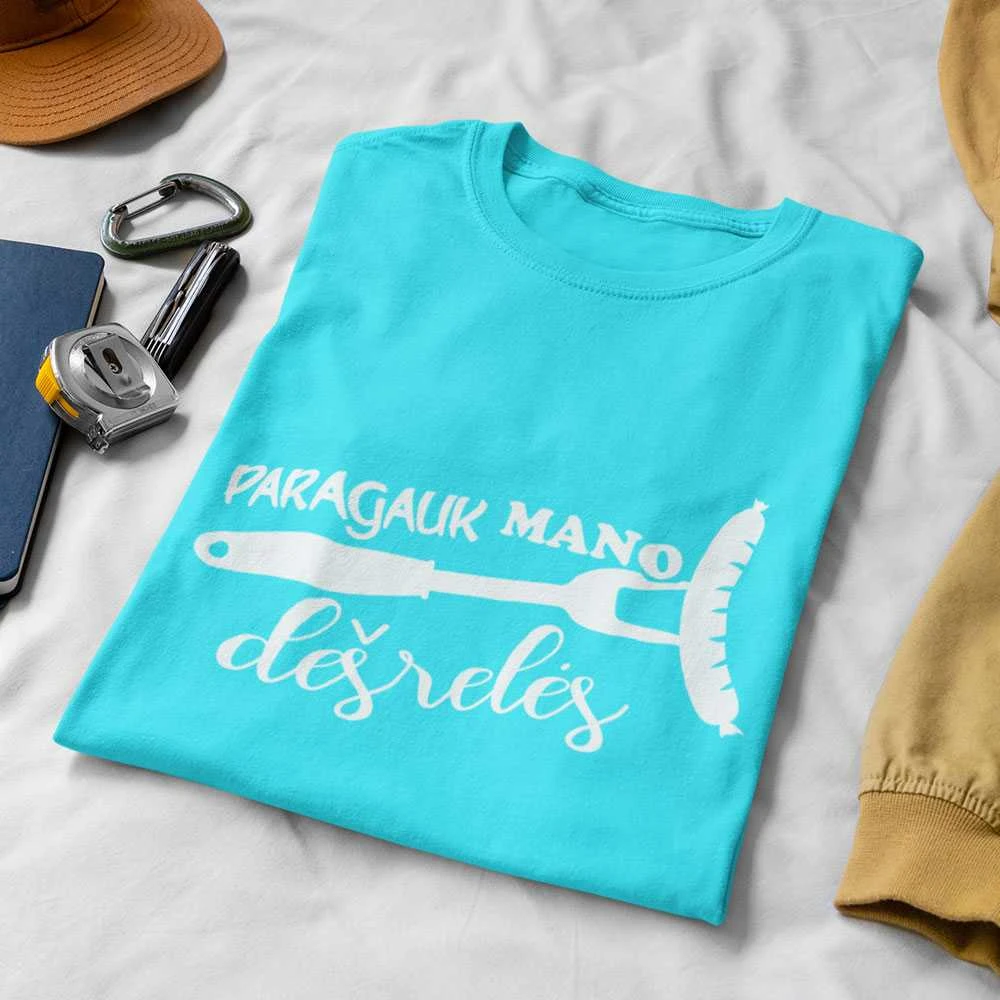 Marškinėliai "Paragauk mano dešrelės"