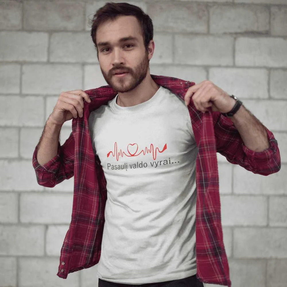 Marškinėliai "Pasaulį valdo vyrai"