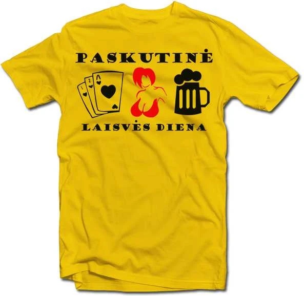 Marškinėliai "Paskutinė laisvės diena"