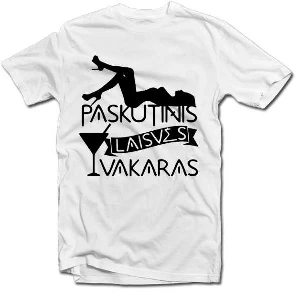 Marškinėliai "Paskutinis laisvės vakaras"