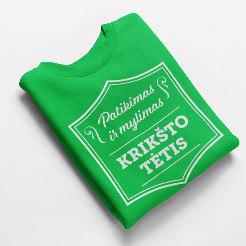 Marškinėliai "Patikimas ir mylimas krikšto tėtis"