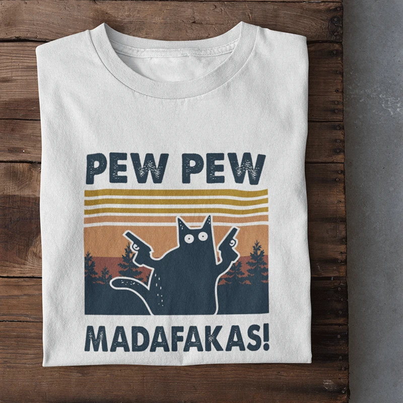 Marškinėliai "Pew Pew Madafakas"