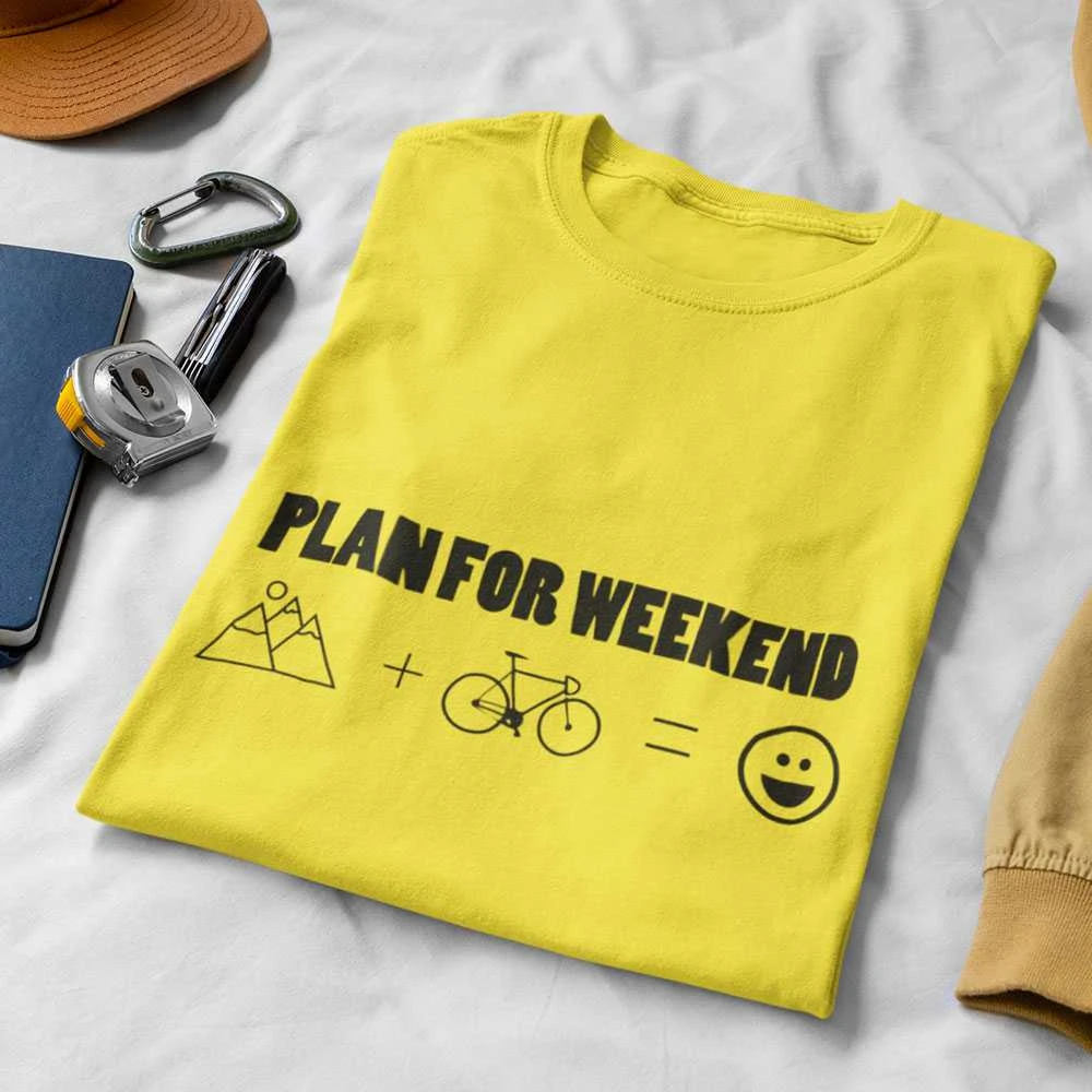 Marškinėliai "Plan for weekend"