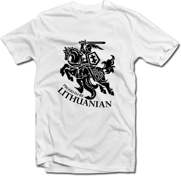 Marškinėliai "Proud to be Lithuanian"