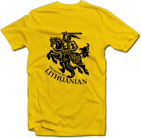 Marškinėliai "Proud to be Lithuanian"