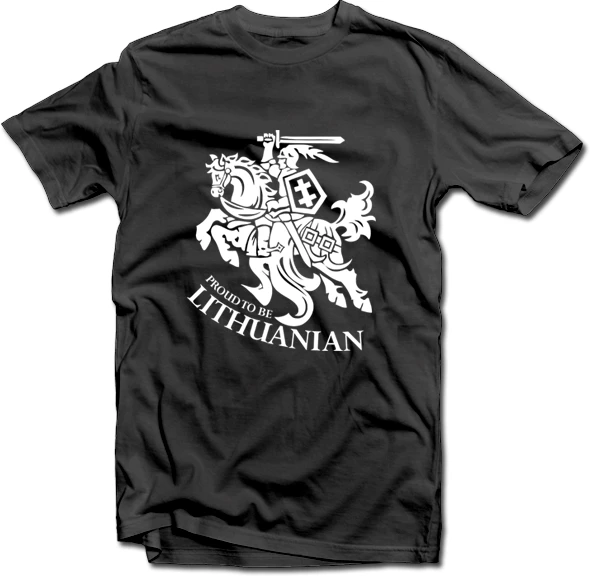 Marškinėliai "Proud to be Lithuanian"